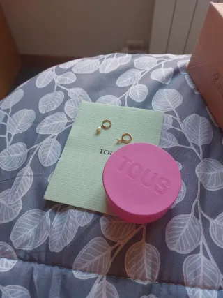 Pendientes Tous Aro Corto Perla Certificado