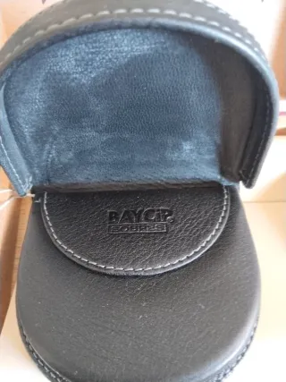 Monedero Pielnoble Negro Cuero