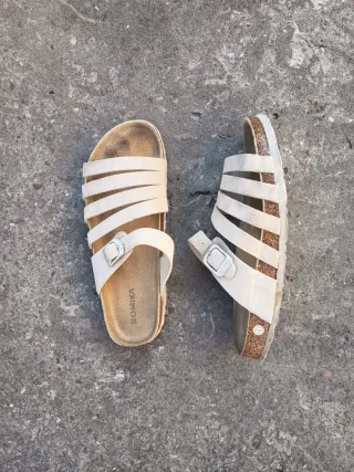 Sandali Romika beige/bianco