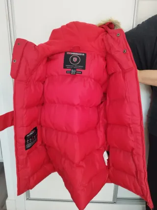 Abrigo North Face Rojo