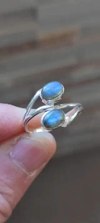 Anillo de Plata y Labradorita.