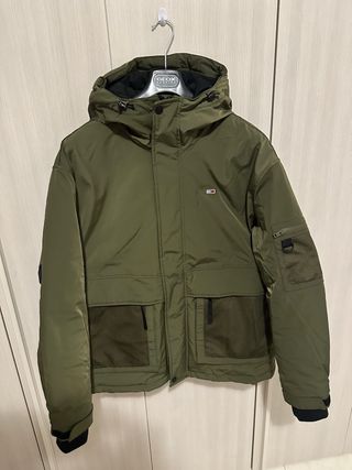 Tommy Jeans giubbotto uomo verde taglia XL