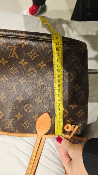 Borsa Louis Vuitton Neverfull PM Marrone