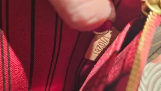 Borsa Louis Vuitton Neverfull PM Marrone