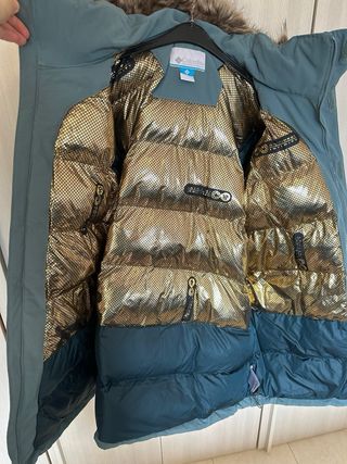 Parka Columbia uomo XL grigio/verde petrolio