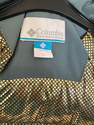 Parka Columbia uomo XL grigio/verde petrolio