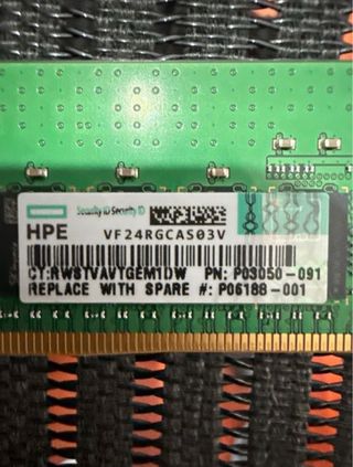 HPE 64GB (4x16GB DDR4) 3200 ECC Server RAM