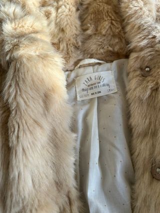 Abrigo pelo Zara Girls