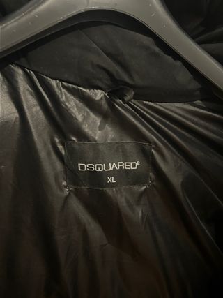 Giubbotto Dsquared2 nero con patch