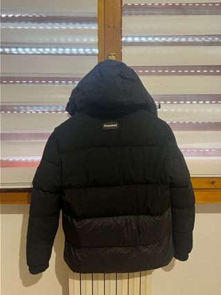 Giubbotto Dsquared2 nero con patch