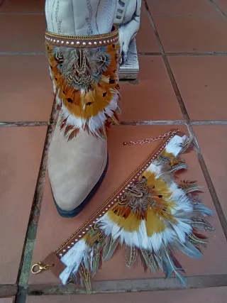 CUBREBOTAS ARTESANAL ESTILO BOHO