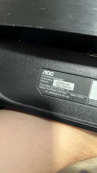 Monitor AOC 24 Full HD Negro/Rojo