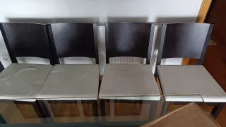 Mesa de comedor cristal.