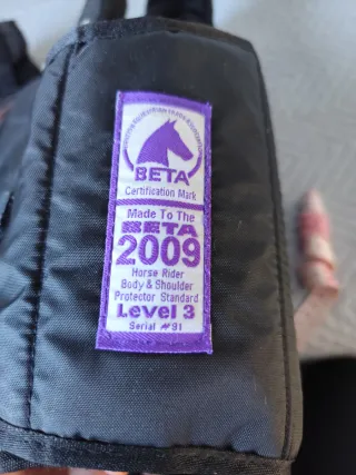 Chaleco protección equitación SMART RIDER