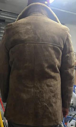 Abrigo de piel vintage mujer