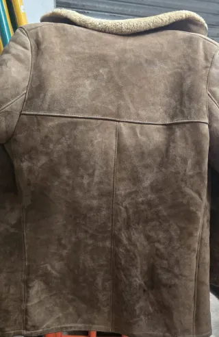 Abrigo de piel vintage mujer