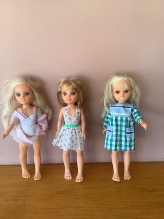 Lote de 7 Muñecas Nancy