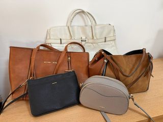 Lote Bolsos Negro y Rojo