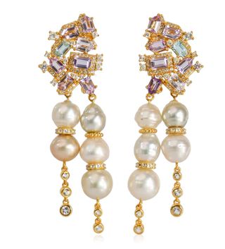 Pendientes Perlas Cultivadas South Sea Blancas