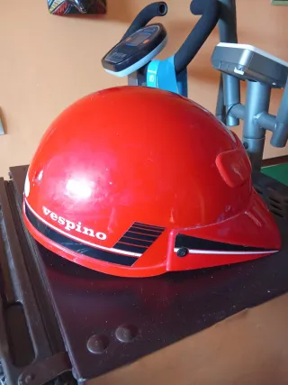 Casco Moto Nzi Vespino Rosso