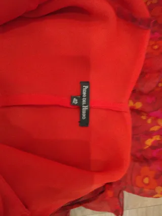 Vestido rojo pedro del hierro