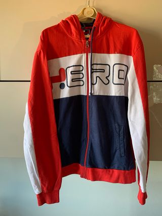 Felpa Hero con zip tg L