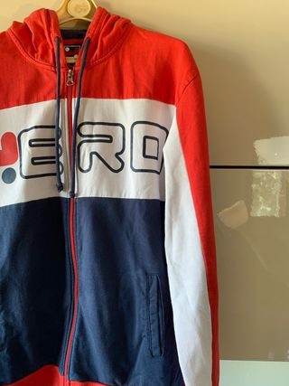 Felpa Hero con zip tg L