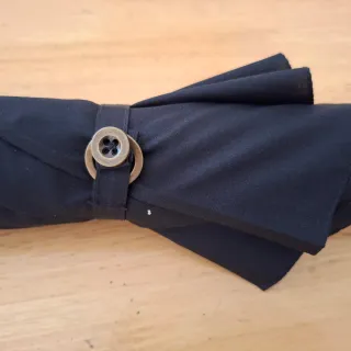 Paragüas Mango Loro Automático Negro