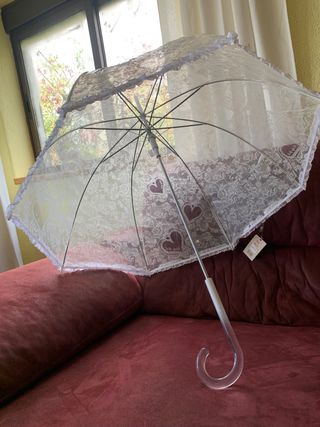 Paraguas esencia romántica de princesa