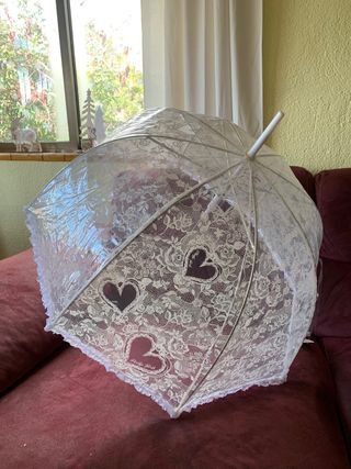 Paraguas esencia romántica de princesa