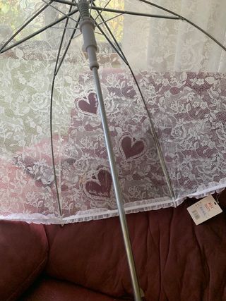 Paraguas esencia romántica de princesa