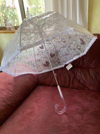Paraguas esencia romántica de princesa