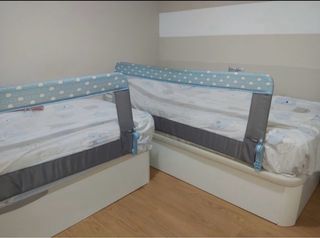 2 Barreras Protectoras 150cm. Rosa y Azul