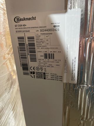 Congelador Bauknecht Blanco