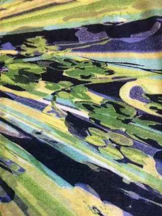 Camiseta sin mangas estampada