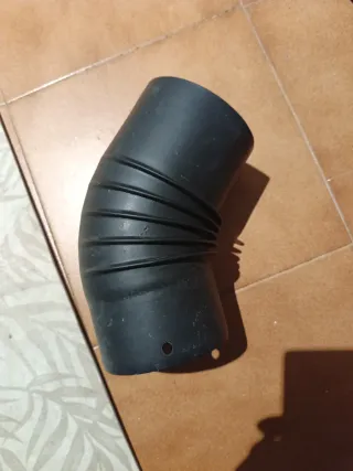 Codo flexible chimenea goma