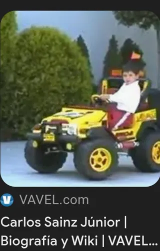 Coche eléctrico como el usado por Carlos Sainz Jr.