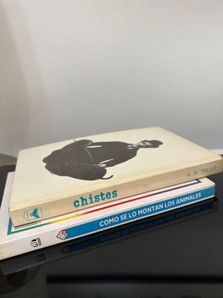 2 libros Como se lo montan los animales y chistes
