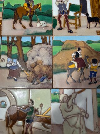 Lote Azulejos El Quijote