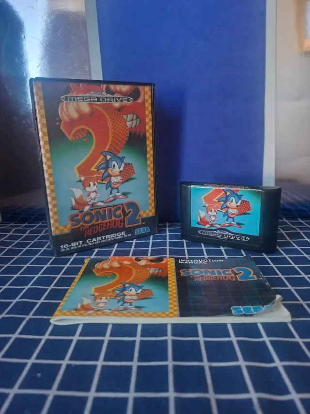 MEGADRIVE ORIGINAL SONIC 2 COMPLETO