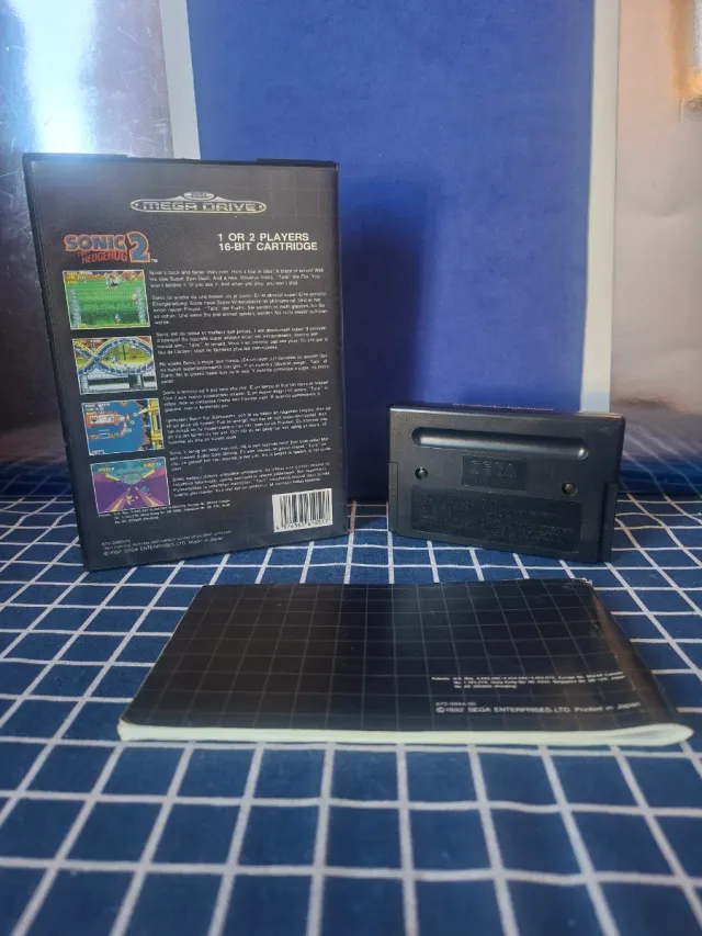MEGADRIVE ORIGINAL SONIC 2 COMPLETO