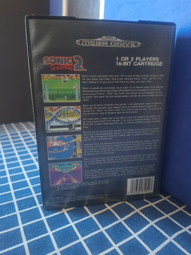 MEGADRIVE ORIGINAL SONIC 2 COMPLETO