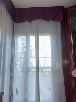 Pannelli giapponesi viola e bianchi