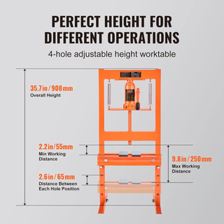 Pressa Idraulica a Pavimento da Officina Garage Fo