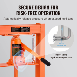 Pressa Idraulica a Pavimento da Officina Garage Fo