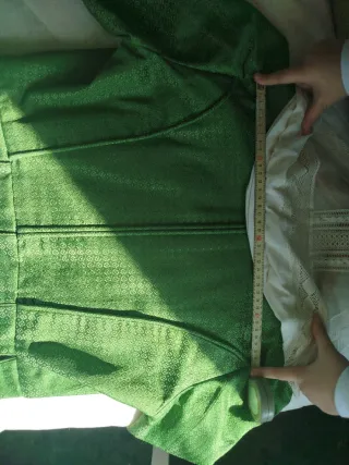 Corpiño fallera mujer talla 42 verde