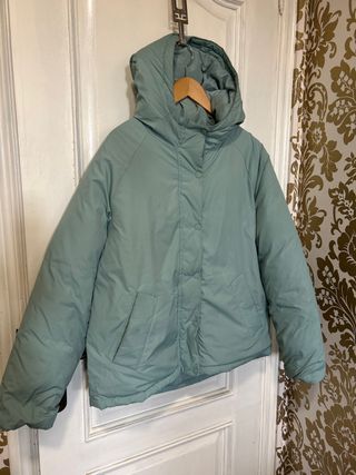 Abrigo Anorak Azul con Capucha