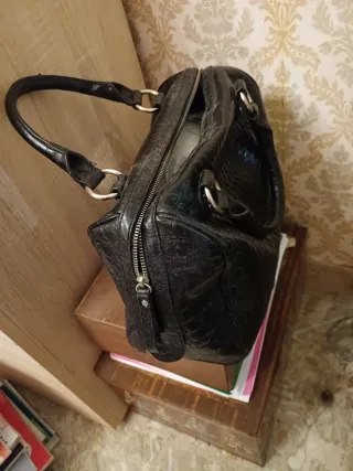 Borsa Tosca Blu Pelle lucida