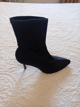 Botines calcetín negros