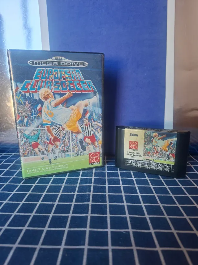 MEGADRIVE EUROPEAN CLUB SOCCER ORIGINAL